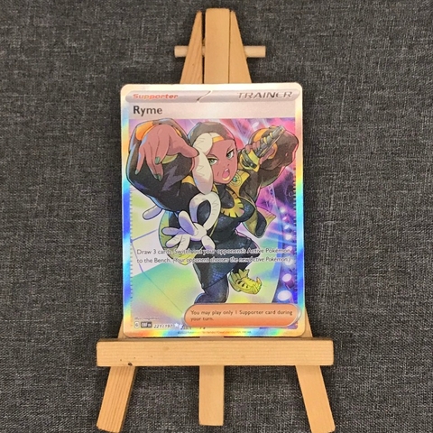 Thẻ hình Pokemon Ryme 221/197 - Lá bài lẻ Obsidian Flames Full Art Secret Rare tiếng Anh chính hãng