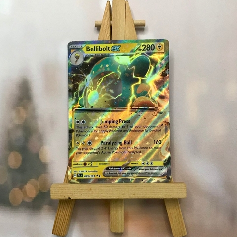 Thẻ hình Pokemon Bellibolt ex 079/193 - Lá bài Scarlet & Violet: Paldea Evolved Ultra Rare tiếng Anh chính hãng