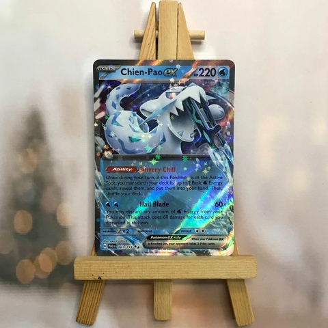 Thẻ hình Pokemon Chien-Pao ex 061/193 - Lá bài Paldea Evolved Ultra Rare tiếng Anh chính hãng
