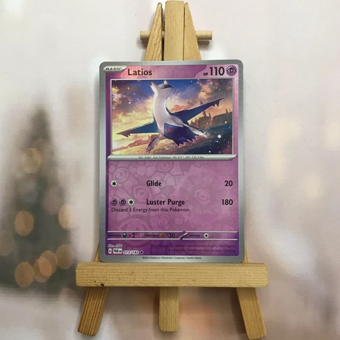 Thẻ hình Pokemon Latios 073/182 - Lá bài lẻ Paradox Rift Holo Rare Reverse Holo tiếng Anh chính hãng