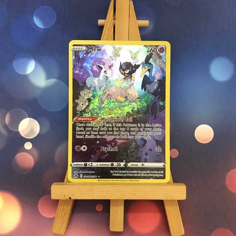 Thẻ hình Pokemon Mew GG10/GG70 - Lá bài lẻ Holo Rare tiếng Anh chính hãng