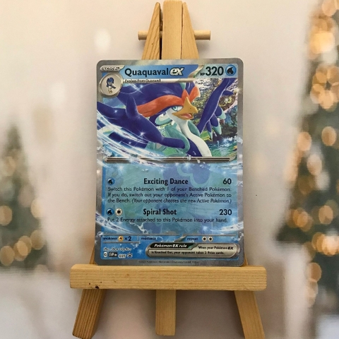 Thẻ hình Pokemon Quaquaval ex SVP035 - Lá bài lẻ Promo tiếng Anh chính hãng