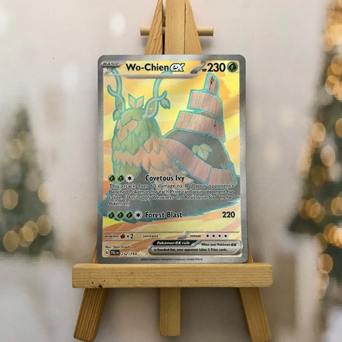 Thẻ hình Pokemon Wo-Chien ex 232/193 - Lá bài lẻ Scarlet&Violet Paldea Evolved Full Art Secret Rare tiếng Anh chính hãng