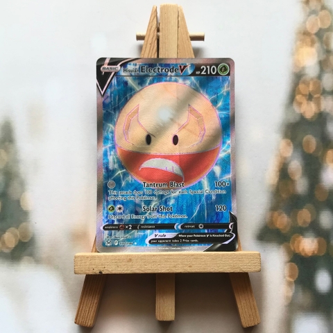 Thẻ hình Pokemon Hisuian Electrode V 172/196 - Lá bài lẻ Lost Origin Full Art Ultra Rare tiếng Anh chính hãng