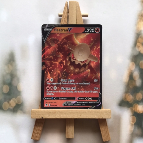 Thẻ hình Pokemon Heatran V 025/189 - Lá bài lẻ Astral Radiance Ultra Rare tiếng Anh chính hãng