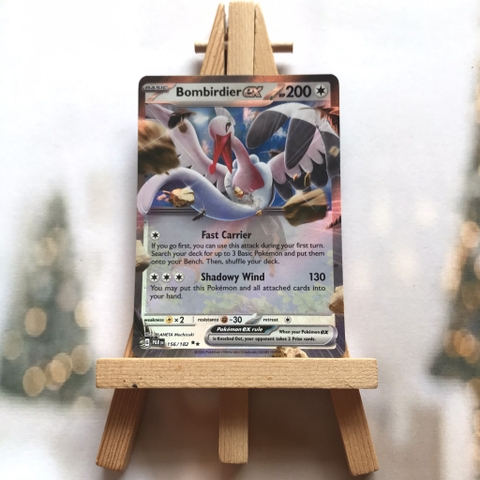 Thẻ hình Pokemon Bombirdier ex 156/182 - Lá bài Scarlet & Violet: Paradox Rift Ultra Rare tiếng Anh chính hãng