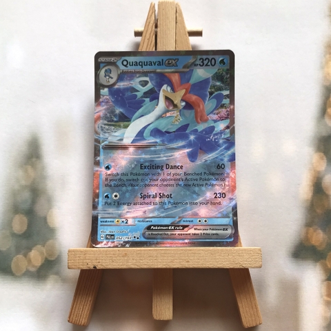 Thẻ hình Pokemon Quaquaval ex 052/193 - Lá bài Scarlet & Violet: Paldea Evolved Ultra Rare tiếng Anh chính hãng