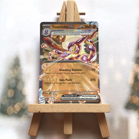 Thẻ hình Pokemon Toxtricity ex 100/182 - Lá bài Scarlet & Violet: Paradox Rift Ultra Rare tiếng Anh chính hãng