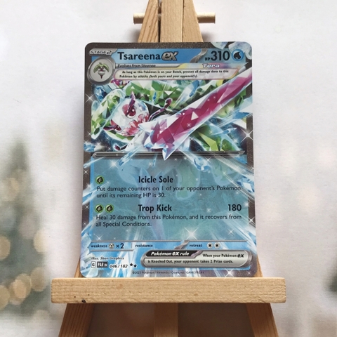 Thẻ hình Pokemon Tsareena ex 046/182 - Lá bài Scarlet & Violet: Paradox Rift Ultra Rare tiếng Anh chính hãng