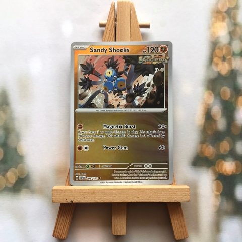 Thẻ hình Pokemon Sandy Shocks 098/162 - Lá bài lẻ Temporal Forces Common Reverse Holo tiếng Anh chính hãng