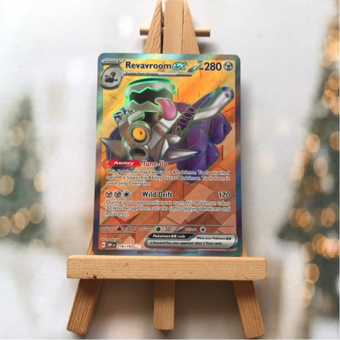 Thẻ hình Pokemon Revavroom ex 216/197 - Lá bài lẻ Obsidian Flames Full Art Secret Rare tiếng Anh chính hãng