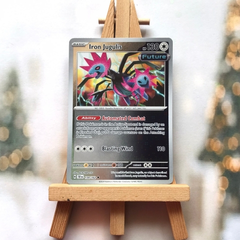 Thẻ hình Pokemon Iron Jugulis 139/162 - Lá bài lẻ Temporal Forces Uncommon Reverse Holo tiếng Anh chính hãng
