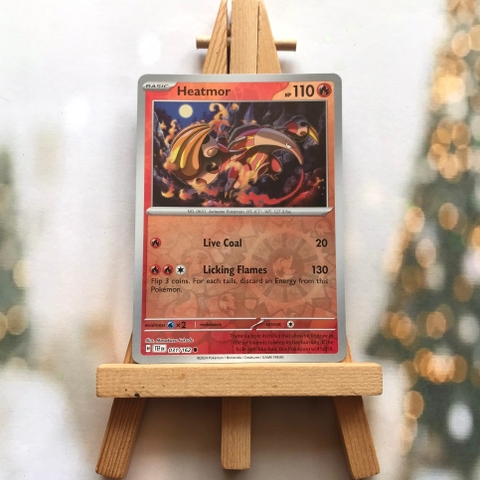 Thẻ hình Pokemon Heatmor 031/162 - Lá bài lẻ Temporal Forces Common Reverse Holo tiếng Anh chính hãng