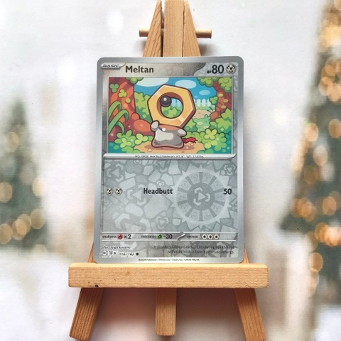 Thẻ hình Pokemon Meltan 116/162 - Lá bài lẻ Temporal Forces Common Reverse Holo tiếng Anh chính hãng