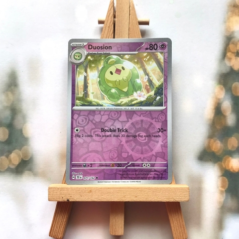 Thẻ hình Pokemon Duosion 071/162 - Lá bài lẻ Temporal Forces Common Reverse Holo tiếng Anh chính hãng