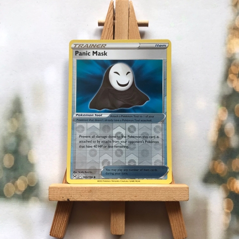 Thẻ hình Pokemon Panic Mask 165/196 - Lá bài Sword & Shield: Lost Origin Uncommon Reverse Holo tiếng Anh chính hãng