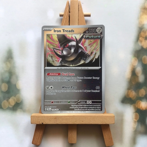 Thẻ hình Pokemon Iron Treads 118/162 - Lá bài lẻ Temporal Forces Uncommon Reverse Holo tiếng Anh chính hãng
