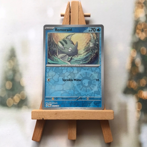 Thẻ hình Pokemon Remoraid 033/182 - Lá bài lẻ Paradox Rift Common Reverse Holo tiếng Anh chính hãng