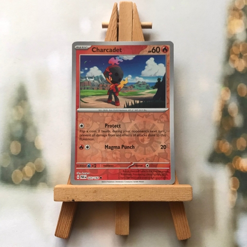 Thẻ hình Pokemon Charcadet 025/182 - Lá bài lẻ Paradox Rift Common Reverse Holo tiếng Anh chính hãng