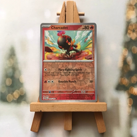 Thẻ hình Pokemon Charcadet 026/182 - Lá bài lẻ Paradox Rift Common Reverse Holo tiếng Anh chính hãng