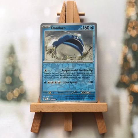 Thẻ hình Pokemon Dondozo 055/182 - Lá bài lẻ Paradox Rift Uncommon Reverse Holo tiếng Anh chính hãng