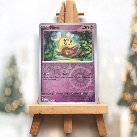 Thẻ hình Pokemon Flittle 041/091 - Lá bài lẻ Paldean Fates Common Reverse Holo tiếng Anh chính hãng