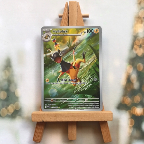 Thẻ hình Pokemon Heliolisk 177/167 - Lá bài lẻ Scarlet&Violet Twilight Masquerade Illustration Rare tiếng Anh chính hãng