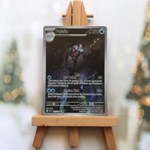Thẻ hình Pokemon Palafin 225/091 - Lá bài lẻ Paldean Fates Illustration Rare tiếng Anh chính hãng