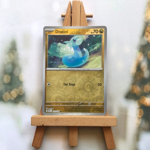 Thẻ hình Pokemon Dratini 157/197 - Lá bài lẻ Obsidian Flames Common Reverse Holo tiếng Anh chính hãng