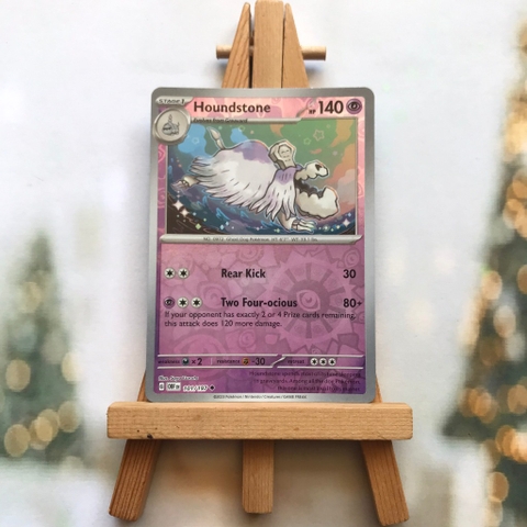 Thẻ hình Pokemon Houndstone 101/197 - Lá bài lẻ Obsidian Flames Uncommon Reverse Holo tiếng Anh chính hãng