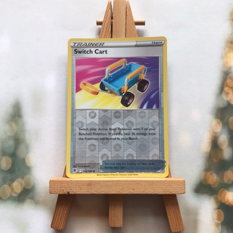 Thẻ hình Pokemon Switch Cart 154/189 - Lá bài lẻ Astral Radiance Uncommon Reverse Holo tiếng Anh chính hãng