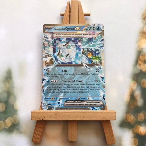 Thẻ hình Pokemon Wellspring Mask Ogerpon ex 064/167 - Lá bài SVE Twilight Masquerade Ultra Rare tiếng Anh chính hãng