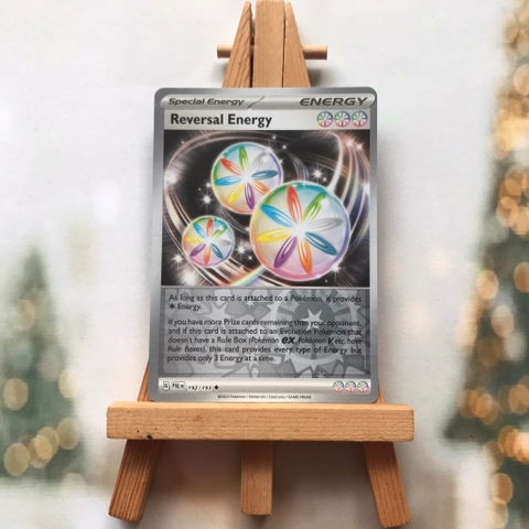 Thẻ Pokemon Reversal Energy 192/193 -Lá bài Scarlet&Violet Paldea Evolved Uncommon Reverse Holo tiếng Anh chính hãng