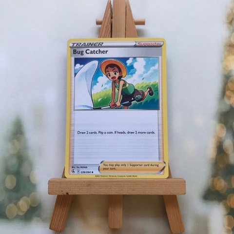 Thẻ hình Pokemon Bug Catcher 226/264 - Lá bài lẻ Uncommon tiếng Anh chính hãng