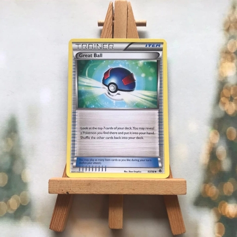 Thẻ hình Pokemon Great Ball 93/98 - Lá bài lẻ Black & White 2: Emerging Powers Uncommon tiếng Anh chính hãng