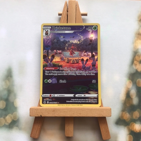 Thẻ hình Pokemon Kricketune GG02/GG70 - Lá bài lẻ Holo Rare tiếng Anh chính hãng