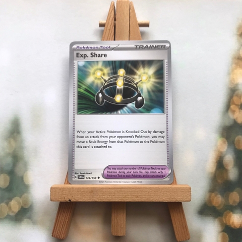 Thẻ hình Pokemon Exp. Share 174/198 - Lá bài lẻ Scarlet & Violet Base Set Uncommon tiếng Anh chính hãng