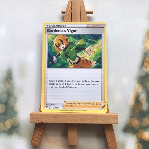 Thẻ hình Pokemon Gardenia's Vigor 143/189 - Lá bài lẻ Astral Radiance Uncommon Reverse Holo tiếng Anh chính hãng