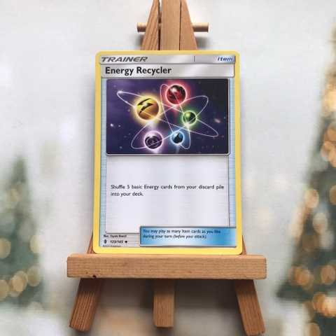 Thẻ hình Pokemon Energy Recycler 123/145 - Lá bài lẻ Sun & Moon: Guardians Rising Uncommon tiếng Anh chính hãng