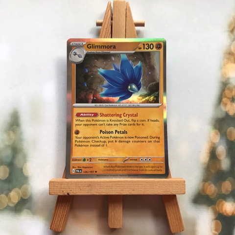 Thẻ hình Pokemon Glimmora 126/193 - Lá bài lẻ Scarlet & Violet: Paldea Evolved Reverse Holo Rare tiếng Anh chính hãng