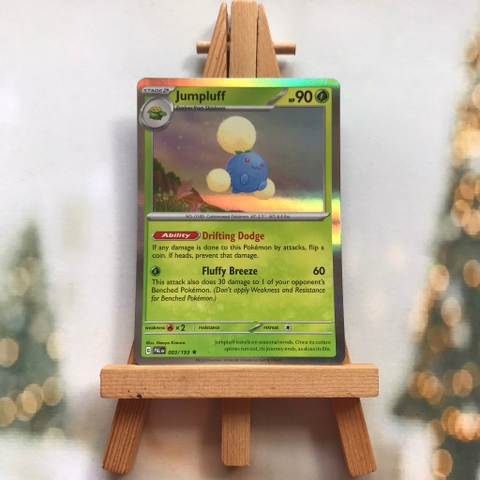 Thẻ hình Pokemon Jumpluff 003/193 - Lá bài lẻ Scarlet & Violet: Paldea Evolved Reverse Holo Rare tiếng Anh chính hãng