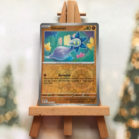 Thẻ hình Pokemon Glimmet 124/193 - Lá bài lẻ Scarlet & Violet: Paldea Evolved Reverse Holo tiếng Anh chính hãng