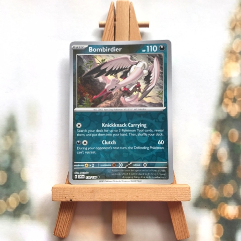 Thẻ hình Pokemon Bombirdier 138/198 - Lá bài Scarlet & Violet Base Set Uncommon Reverse Holo tiếng Anh chính hãng