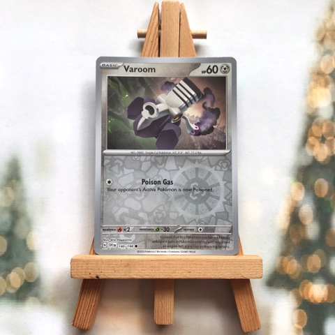 Thẻ hình Pokemon Varoom 140/198 - Lá bài lẻ Scarlet & Violet Base Set Common Reverse Holo tiếng Anh chính hãng