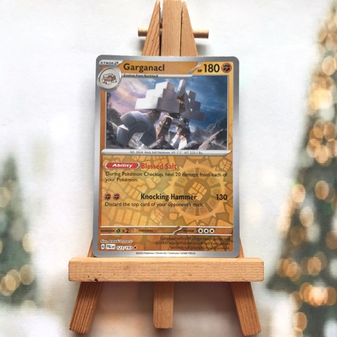 Thẻ hình Pokemon Garganacl 123/193 - Lá bài Scarlet & Violet: Paldea Evolved Holo Rare Reverse Holo tiếng Anh chính hãng