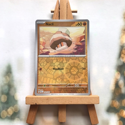 Thẻ hình Pokemon Nacli 120/193 - Lá bài lẻ Scarlet & Violet: Paldea Evolved Common Reverse Holo tiếng Anh chính hãng