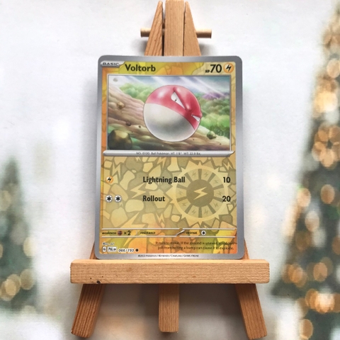 Thẻ hình Pokemon Voltorb 066/193 - Lá bài lẻ Scarlet & Violet: Paldea Evolved Common Reverse Holo tiếng Anh chính hãng