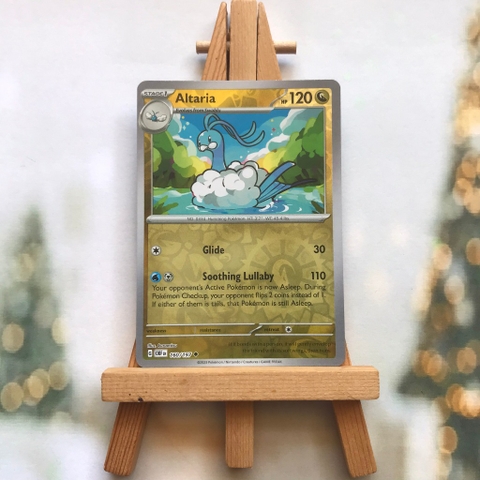 Thẻ hình Pokemon Altaria 160/197 - Lá bài lẻ Obsidian Flames Uncommon Reverse Holo tiếng Anh chính hãng
