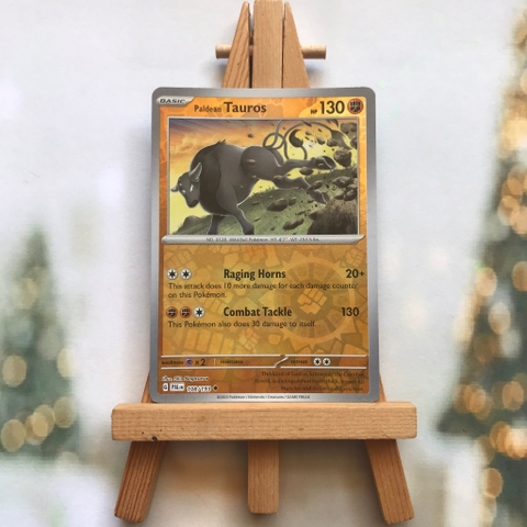 Thẻ hình Pokemon Paldean Tauros 108/193 -Lá bài Scarlet&Violet Paldea Evolved Uncommon Reverse Holo tiếng Anh chính hãng