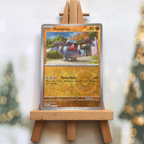Thẻ hình Pokemon Nosepass 101/167 - Lá bài Scarlet & Violet Twilight Masquerade Common Reverse Holo tiếng Anh chính hãng